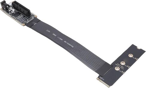 محول M.2 M Key to PCIe X4، محول PCIe 4.0 X4 64Gbps NVMe SSD، محول NVMe SSD مع لوحة دوائر FPC مرنة، متوافق مع فتحات .2 2230 2242 2260 2280 in Kuwait