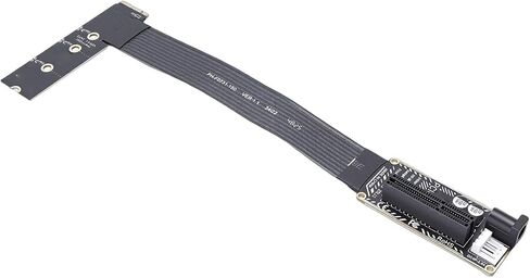 محول M.2 M Key to PCIe X4، محول PCIe 4.0 X4 64Gbps NVMe SSD، محول NVMe SSD مع لوحة دوائر FPC مرنة، متوافق مع فتحات .2 2230 2242 2260 2280 in Kuwait