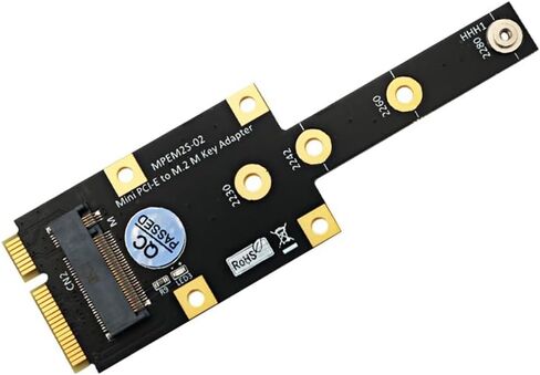محول مفتاح PCI-E صغير إلى M.2 M صغير PCIExpress إلى NVME SSD بطاقة توسيع لوحة الناهض لـ 2230 2242 2280 in Kuwait