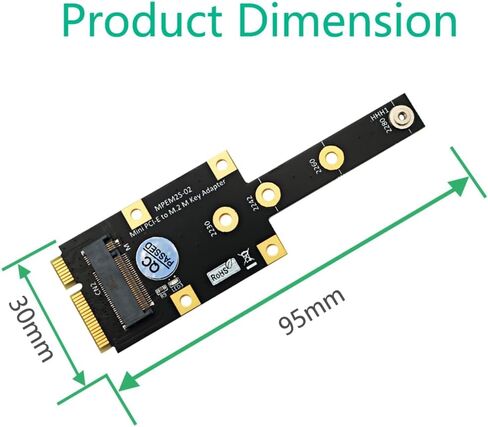 محول مفتاح PCI-E صغير إلى M.2 M صغير PCIExpress إلى NVME SSD بطاقة توسيع لوحة الناهض لـ 2230 2242 2280 in Kuwait