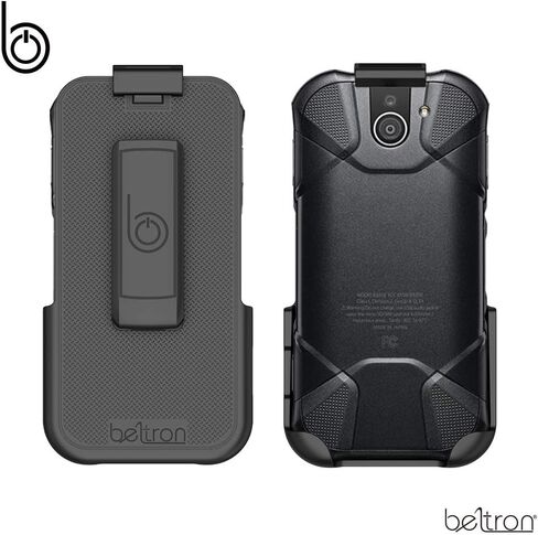 حافظة بمشبك حزام BELTRON لكيوسيرا DuraForce Pro 2، حافظة بمشبك حزام دوار للخدمة الشاقة لكيوسيرا E6900 E6910 E6920 (AT&T FirstNet Verizon Wireless) Duraforce Pro-2 II (تصميم خالٍ من الحافظة) in Kuwait