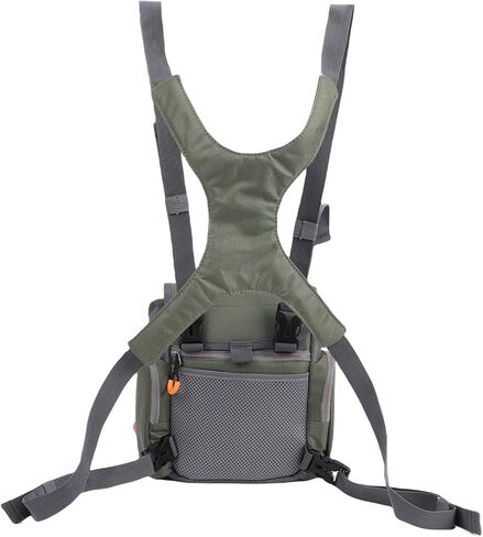 Binocular Harness, 500D Nylon Water Chest Pack, 4 Point Padded Strap System Pack with Magnetic Flap Rain Cover, Ideal for Binoculars and Rangefinders in Kuwait
