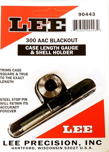 Lee Precision Reloading Gauge/Holder 300 AAC Blackout Lee Precision Gauge/Holder 300 AAC Blackout, Silver, Small in Kuwait