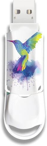 محرك أقراص XPression USB 3.2 متكامل بسعة 128 جيجابايت بتصميم سمكة كوي أنيق وجميل، محرك أقراص ذاكرة على شكل قلم، وحدة تخزين خارجية للعمل والدراسة والترفيه in Kuwait