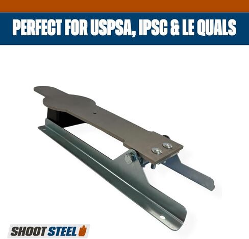هدف Pepper Popper مقاس 28 بوصة - مواصفات USPSA Mini Popper الرسمية - هدف إطلاق نار فولاذي AR500 مقاس 3/8 بوصة مع قاعدة مقاومة للصدأ مطلية بالزنك - صنع في الولايات المتحدة الأمريكية in Kuwait