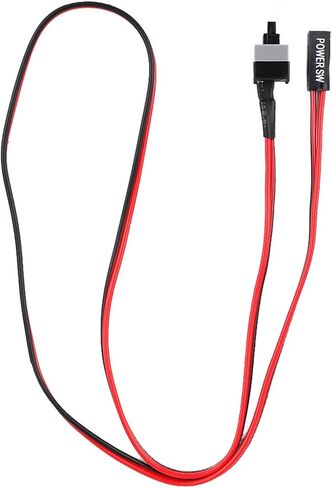 Vikye كابل تبديل الطائر المتين 2Pin لهيكل ATX، إعادة تعيين فوري لإعادة تشغيل كابل التوصيل والتشغيل لبناة الكمبيوتر مادة ABS in Kuwait