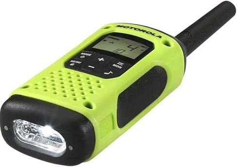 Motorola Solutions, Portable FRS Talkabout T600 H2O Two Way Radios 2-Pack, Walkie Talkies Green Waterproof 2 PTT Earpieces Rechargeable in Kuwait