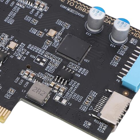 5Gbps PCIE USB Expansion Card, 2 Type C 2 USB 3.0 with Type E 19Pin IDC Port, PCI Express Expansion Card, Front Panel Adapter for Desktop PC in Kuwait