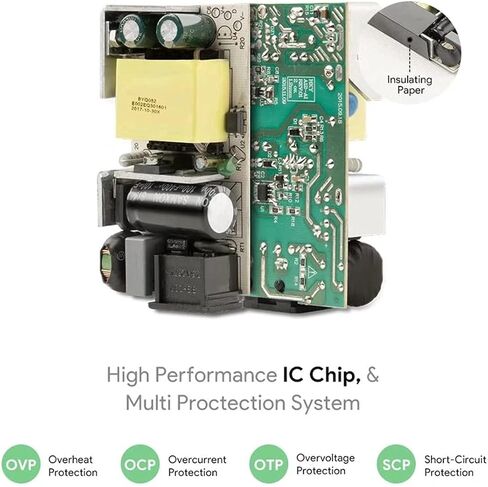 استبدال شاحن محول التيار المتردد لجهاز Dell Inspiron D12U، i3050 Micro Desktop سلك إمداد الطاقة in Kuwait