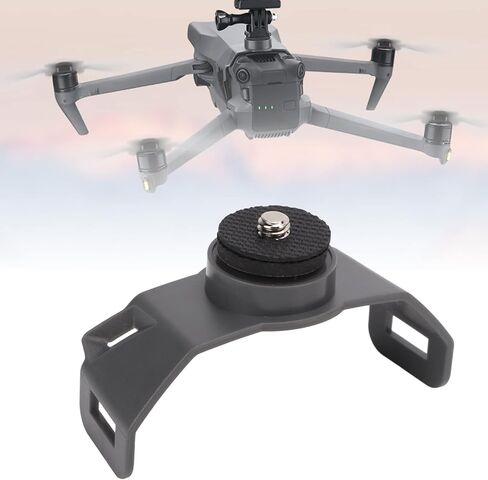 Drone Camera Bracket, Top Mount Extension Holder, 1/4 Port Bracket with Secure Fit, Compatible with Osmo Action, Action 2, Hero Go 2, ONE R, ONE X2 in Kuwait
