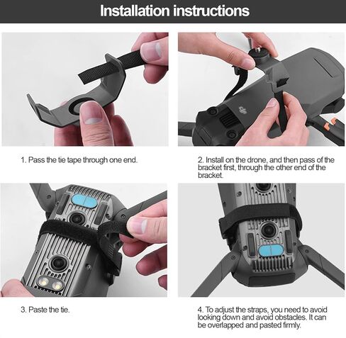Drone Camera Bracket, Top Mount Extension Holder, 1/4 Port Bracket with Secure Fit, Compatible with Osmo Action, Action 2, Hero Go 2, ONE R, ONE X2 in Kuwait