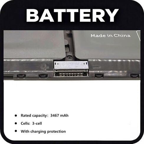 بطارية كمبيوتر محمول G91J0 3 خلايا 41Wh لجهاز Dell Inspiron 15 3511 3520 3521 3530 3535 5510 5515 5410 5430 5440، Latitude 3520 3530 3420 3320 3330، Vostro 14 3420 3430 5410 3510 3520 3530 5510 5620 in Kuwait