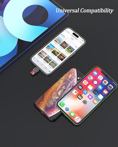 [معتمد من Apple MFi] قارئ بطاقات Lightning Micro SD لأجهزة iPhone iPad، محول قارئ بطاقات SD TF لأجهزة iPhone 14/13/12/11/XR/X/8/7 يدعم iOS 16 17، عارض قارئ بطاقات الذاكرة السريع لأجهزة iPhone iPad in Kuwait