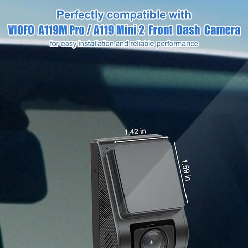 4 قطع من وسادات لاصقة أمامية بديلة متوافقة مع كاميرا VIOFO A119 Mini 2 Dash Cam in Kuwait
