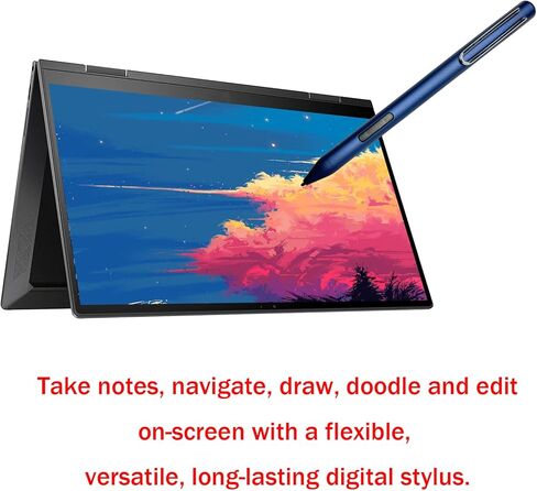 Digital Stylus Pen Compatible with HP Pavilion x360 Envy x360 2-in-1 Laptops, Stylus Pen for HP Spectre x360 2-in-1 Laptops, 1024 Levels of Pressure, Support MPP 1.51 with Palm Rejection(Random Color) in Kuwait