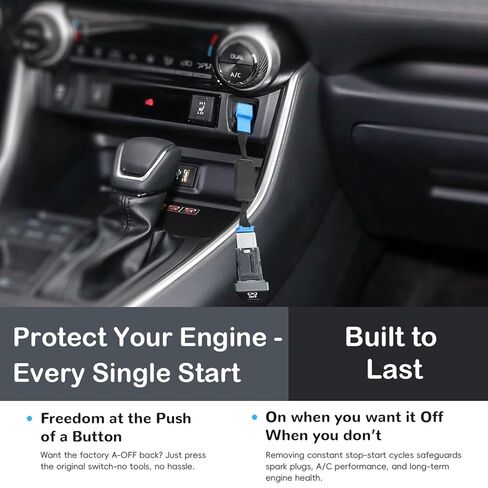 Auovo Start Stop Eliminator for 2020-2025 Toyota RAV4 A-Off Disable/Canceller/Delete Auto Start Stop Function in Kuwait