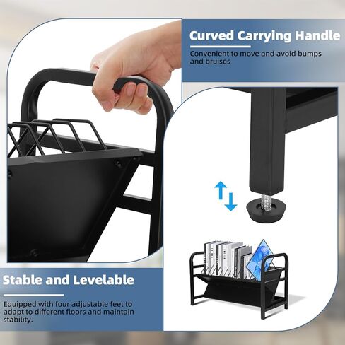 14-Slot Open Charging and Storage Rack, Chromebooks Charging Station with Leveling Feet, Effective Heat Dissipation, for iPads, Tablets and Laptop Computers, for Classroom|Office|Library in Kuwait