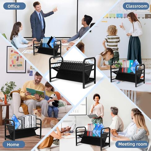 14-Slot Open Charging and Storage Rack, Chromebooks Charging Station with Leveling Feet, Effective Heat Dissipation, for iPads, Tablets and Laptop Computers, for Classroom|Office|Library in Kuwait