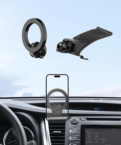 Car Phone Holder for 2014-2019 Toyota Highlander Accessories, 360° Rotation Phone Mount Compatible with MagSafe, Cell Phone Holder Does Not Affect Air Vent in Kuwait