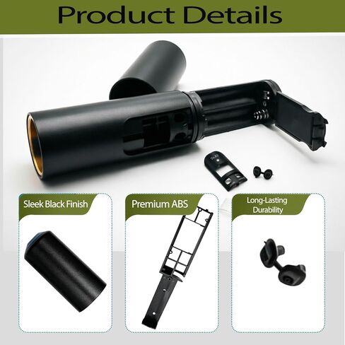 SLX2 SLX4 SLX24 Frame Handheld Wireless Microphone Body Shell, Replacement for shure SLX24 SLX4 SLX2 Parts. Black in Kuwait