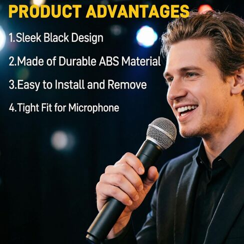 SLX2 SLX4 SLX24 Frame Handheld Wireless Microphone Body Shell, Replacement for shure SLX24 SLX4 SLX2 Parts. Black in Kuwait