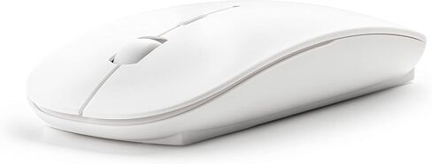 Mason West Slim Wireless Keyboard and Mouse Combo - White - for Desktop/Laptop/Windows/Mac, Simple Plug-and-Play USB Nano Receiver (Renewed) in Kuwait