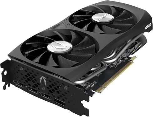ZOTAC Gaming GeForce RTX 4070 Twin Edge OC GDDR6 DLSS 3 12GB GDDR6 192-bit 20 Gbps PCIE 4.0 Compact SFF Gaming Graphics Card, IceStorm 2.0 Advanced Cooling, Spectra RGB Lighting, ZT-D40740H-10M in Kuwait