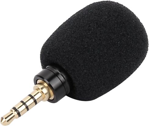GOWENIC 3.5mm Jack Plug Mini Microphone Durable Long Service Time for Better Voice Recording Pen Smartphone (3.5 Four-Pole Mono Direct Plug) in Kuwait