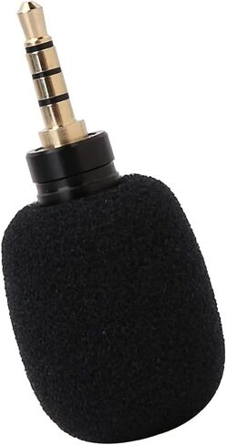 GOWENIC 3.5mm Jack Plug Mini Microphone Durable Long Service Time for Better Voice Recording Pen Smartphone (3.5 Four-Pole Mono Direct Plug) in Kuwait