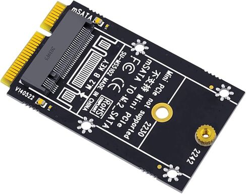 MSata إلى M.2 محول بطاقة SSD القرص الصلب توسيع محول 2230/2242 لا يوجد سائق مطلوب التوصيل والتشغيل in Kuwait