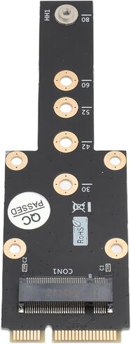 محول SUNGOOYUE M.2 Key B SSD إلى mSATA، الإصدار الجديد M.2 NGFF Key B SSD إلى محول Mini mSATA، مع براغي و، لـ 2230 2242 2260 2280. in Kuwait
