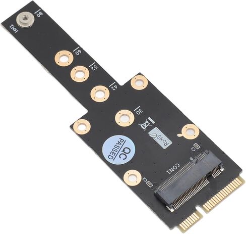محول SUNGOOYUE M.2 Key B SSD إلى mSATA، الإصدار الجديد M.2 NGFF Key B SSD إلى محول Mini mSATA، مع براغي و، لـ 2230 2242 2260 2280. in Kuwait