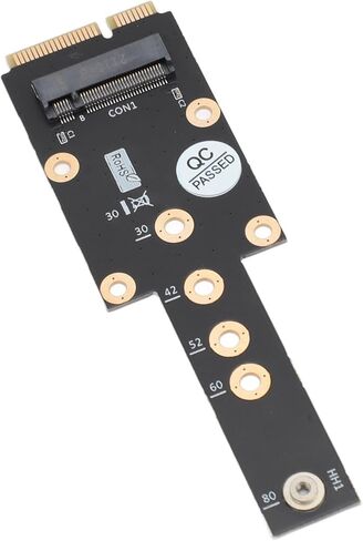 محول SUNGOOYUE M.2 Key B SSD إلى mSATA، الإصدار الجديد M.2 NGFF Key B SSD إلى محول Mini mSATA، مع براغي و، لـ 2230 2242 2260 2280. in Kuwait
