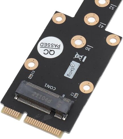 محول SUNGOOYUE M.2 Key B SSD إلى mSATA، الإصدار الجديد M.2 NGFF Key B SSD إلى محول Mini mSATA، مع براغي و، لـ 2230 2242 2260 2280. in Kuwait