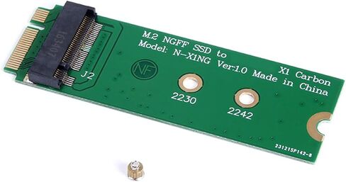 M.2 SSD إلى X1 الكربون 6 + 20 دبوس SSD لوح مهايئ بطاقة للاتصال الكمبيوتر سلس الذكور إلى شاحن أنثي in Kuwait