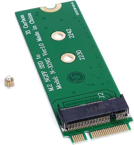 M.2 SSD إلى X1 الكربون 6 + 20 دبوس SSD لوح مهايئ بطاقة للاتصال الكمبيوتر سلس الذكور إلى شاحن أنثي in Kuwait