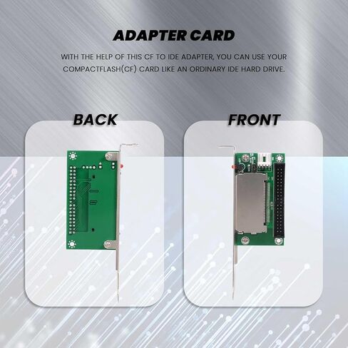 بطاقة فلاش مدمجة 40 سنًا إلى محول محول IDE 3.5 لوحة خلفية لقوس Pci in Kuwait