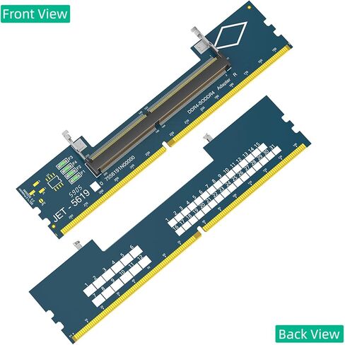 Dimm إلى Dimm بطاقة محول ترقية الكمبيوتر المحمول إلى تكوين سطح المكتب دعم سعة 32 جيجابايت 5600 ميجا هرتز تردد بطاقة محول الذاكرة in Kuwait