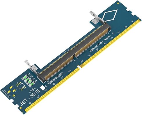 Dimm إلى Dimm بطاقة محول ترقية الكمبيوتر المحمول إلى تكوين سطح المكتب دعم سعة 32 جيجابايت 5600 ميجا هرتز تردد بطاقة محول الذاكرة in Kuwait
