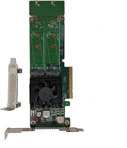 بطاقة محول PCIe 3.0 X 8 4-Port M.2 NVMe SSD مع PLX 8747، تدعم 22110 مم M.2 SSD- in Kuwait