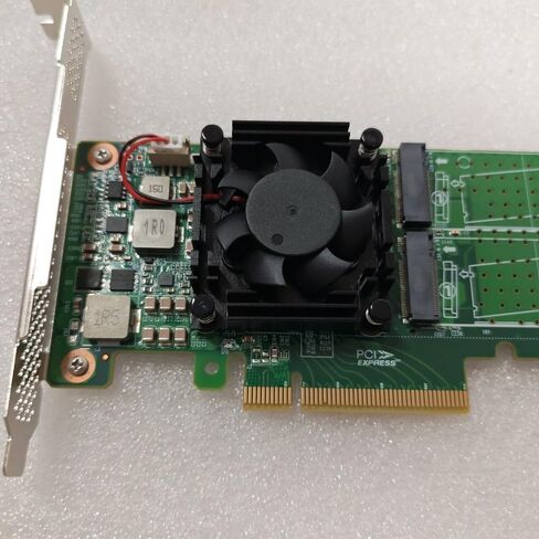 بطاقة محول PCIe 3.0 X 8 4-Port M.2 NVMe SSD مع PLX 8747، تدعم 22110 مم M.2 SSD- in Kuwait
