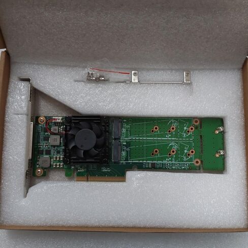 بطاقة محول PCIe 3.0 X 8 4-Port M.2 NVMe SSD مع PLX 8747، تدعم 22110 مم M.2 SSD- in Kuwait