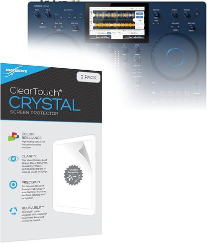 BoxWave Screen Protector Compatible with AlphaTheta Omnis-Duo - ClearTouch Crystal (2-Pack), HD Film Skin - Shields from Scratches in Kuwait