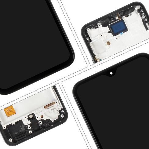 for Samsung Galaxy A34 Screen Replacement for Samsung A34 5G LCD Display with Frame A346E A346M A346B/DS Screen Touch Digitizer Assembly with Tools, Black No Fingerprint in Kuwait