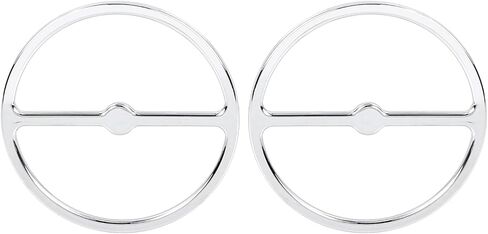 Chrome Front Speaker Grill Trim Cover For Harley Electra Glide Ultra Classic FLHTCU Street Glide EFI FLHXI Trike Tri Glide Ultra Classic FLHTCUTG 1996-2013 in Kuwait