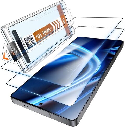 واقي شاشة LK [عبوة من 3 قطع] لهاتف Google Pixel 3 XL، [زجاج مقوم] [صديق للحافظة] تقنية الحماية المزدوجة [إطار محاذاة سهل التركيب] مع ضمان استبدال مدى الحياة in Kuwait