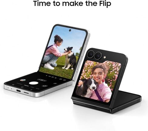 Samsung Galaxy Z Flip7 FE, 256GB, Black - Unlocked (Renewed) | Renewed in Kuwait