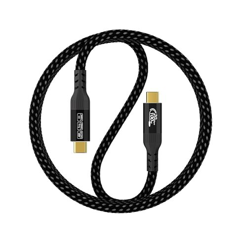 كابل USB C طويل إلى USB C بطول 20 قدمًا متوافق مع Thunderbolt 4/3، USB 3.2 Gen 2 20 جيجابت في الثانية لنقل البيانات بسرعة عالية، شحن سريع 100 واط وكابل فيديو USB C 4K@120 هرتز للشاشة، المحور، سلك العرض in Kuwait