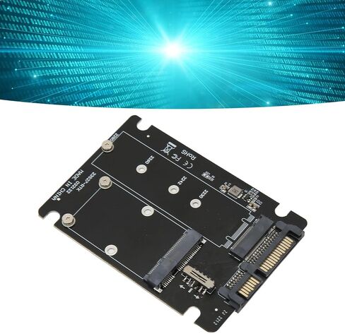 Naroote SSD Adapter Card, Double Interface Converter, Multi Interface Adapter with 3.0 Full Speed Transmission, Ideal for 98 SE, 7, 8, Vista, OS X 8.6 or Higher in Kuwait