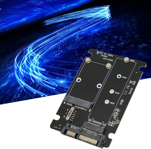 Naroote SSD Adapter Card, Double Interface Converter, Multi Interface Adapter with 3.0 Full Speed Transmission, Ideal for 98 SE, 7, 8, Vista, OS X 8.6 or Higher in Kuwait